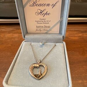 Ashton-Drake Heart Pendant Necklace